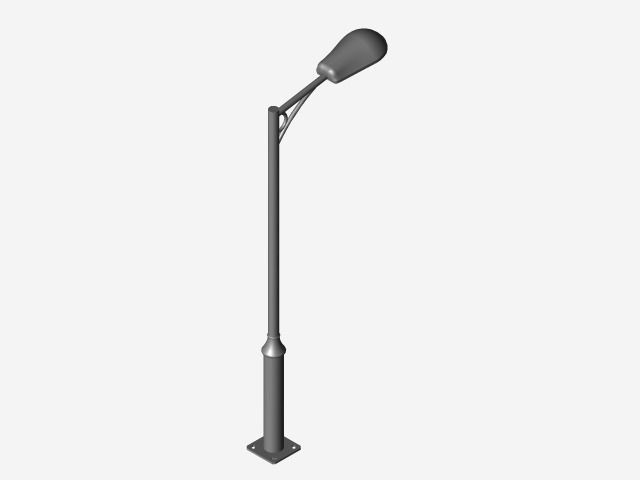 Street lamp Free 3D model_10