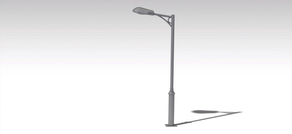 Street lamp Free 3D model_1