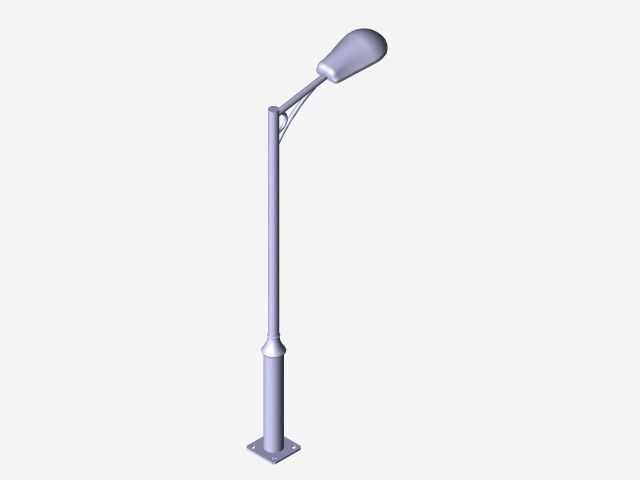 Street lamp Free 3D model_11