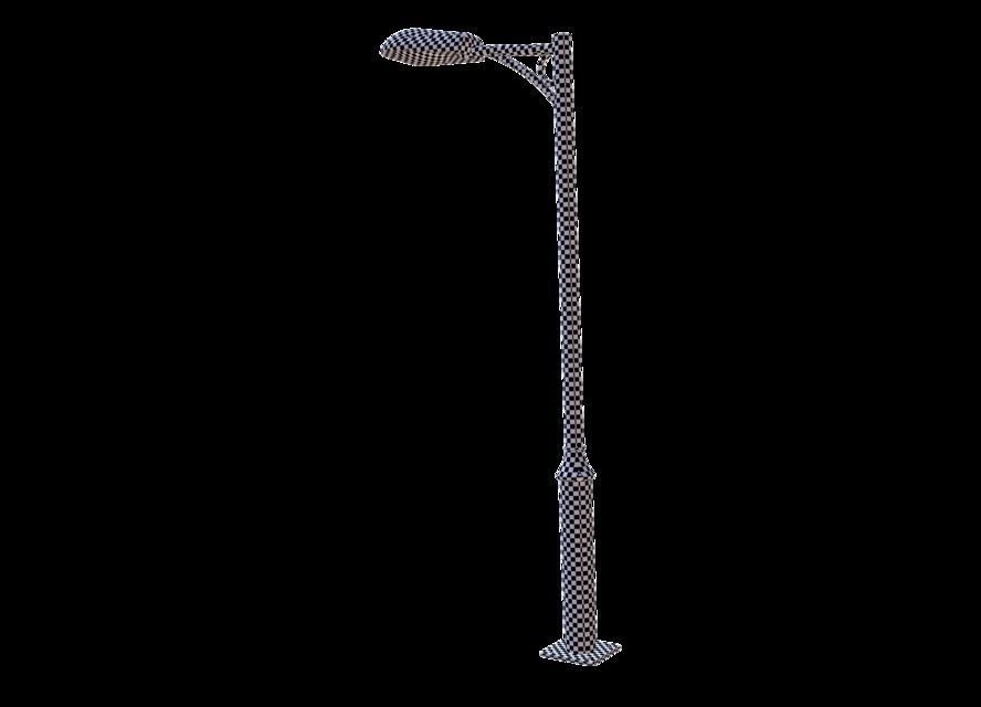 Street lamp Free 3D model_2