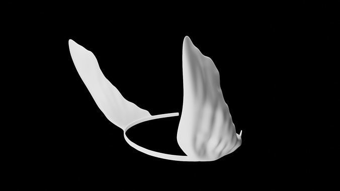 Headband Wings 3D print model