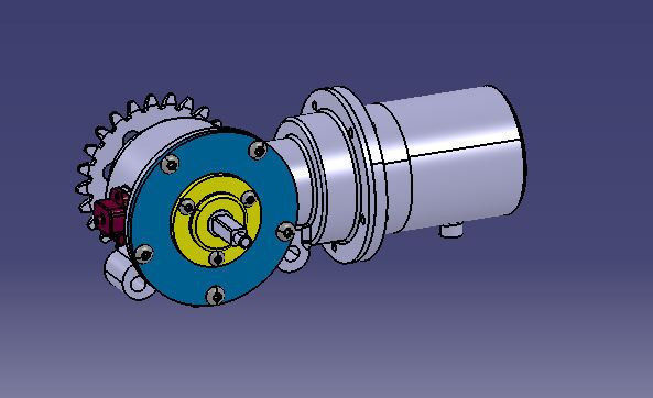 Bikes electric assist system Free 3D model_3