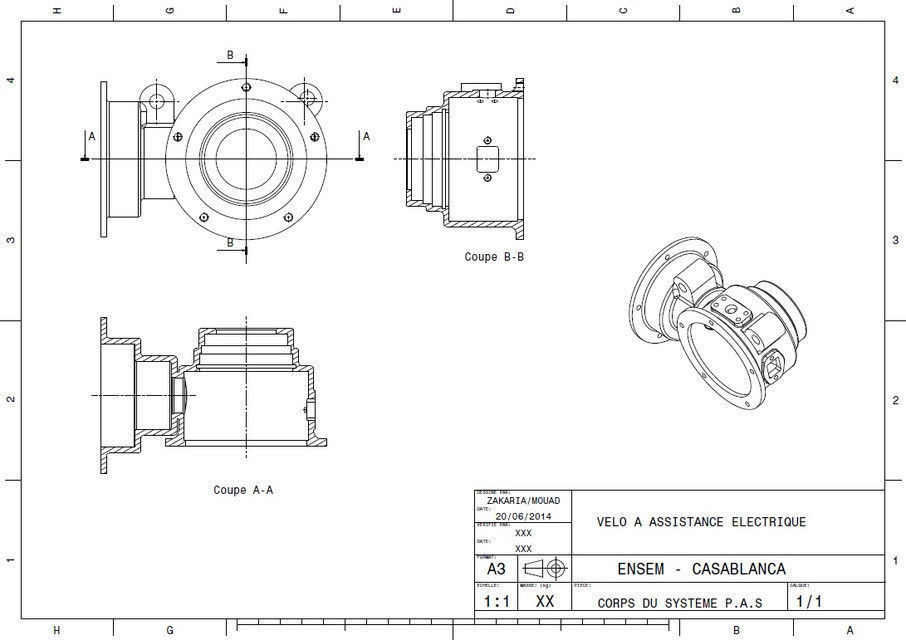 Bikes electric assist system Free 3D model_2