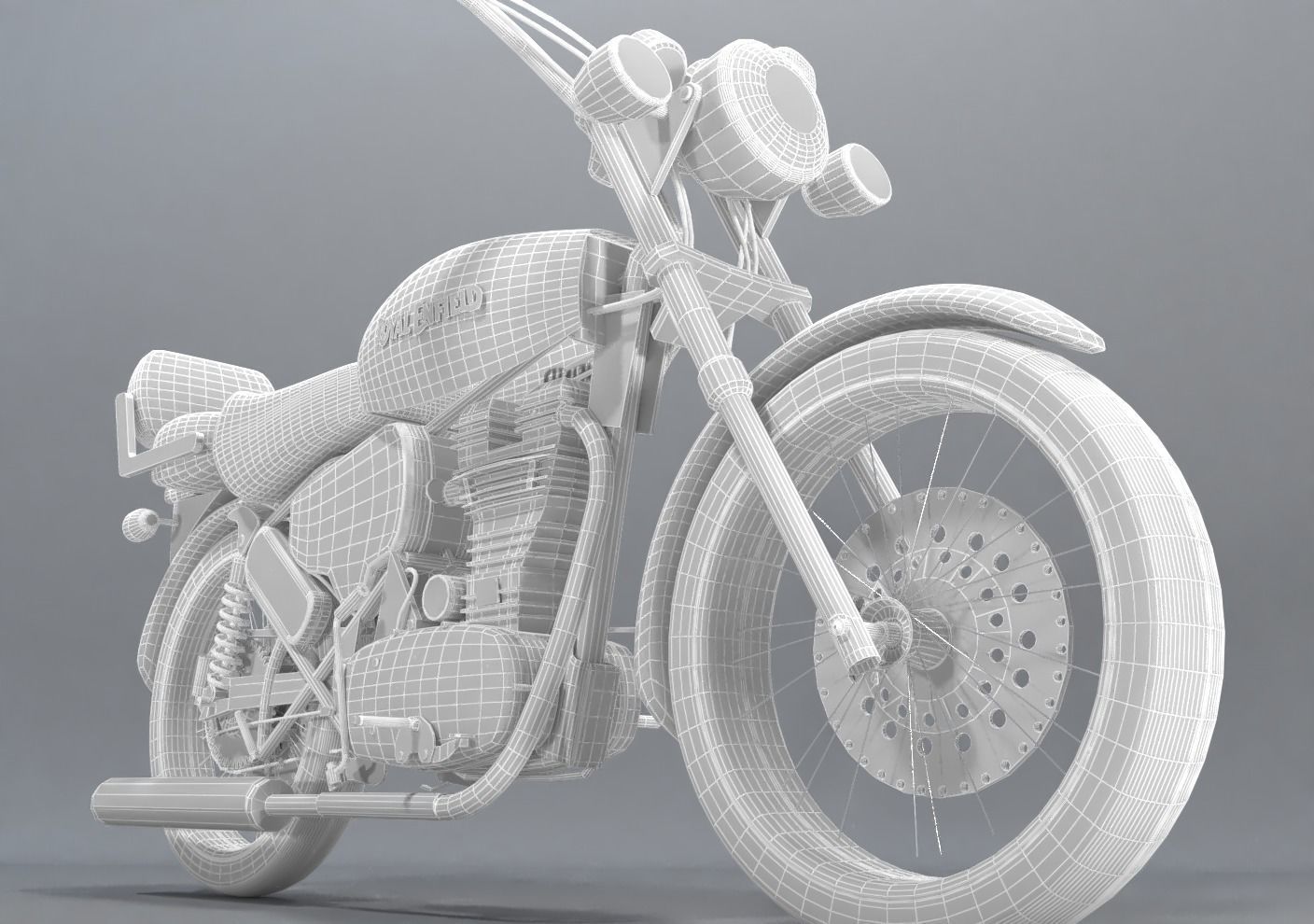 Royal Enfield Thunderbird 500 2016 3D model_10