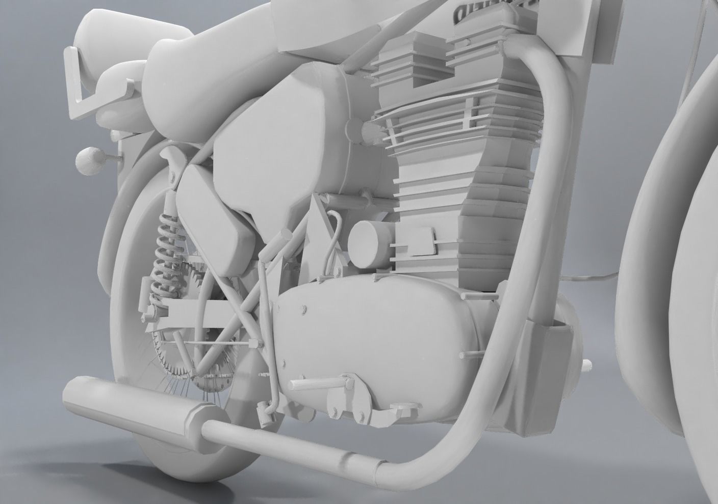 Royal Enfield Thunderbird 500 2016 3D model_8