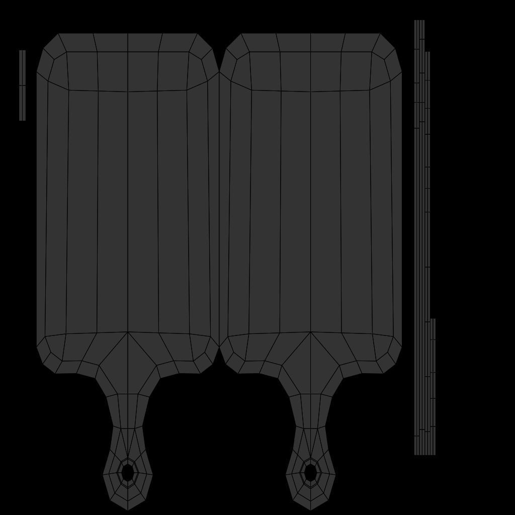 Board Cutting Free 3D model_2