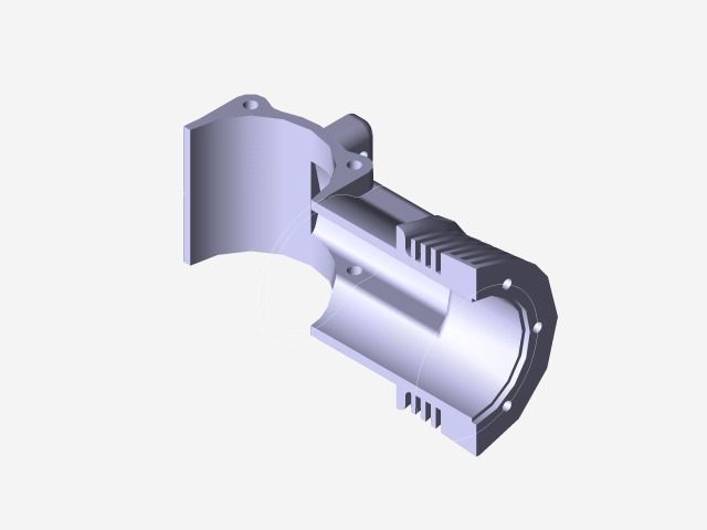 Motor de modelisme Engine model Free 3D model_14