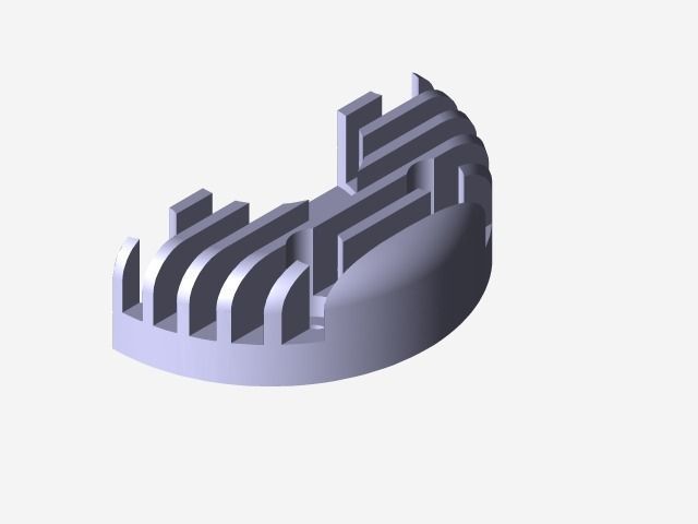 Motor de modelisme Engine model Free 3D model_12