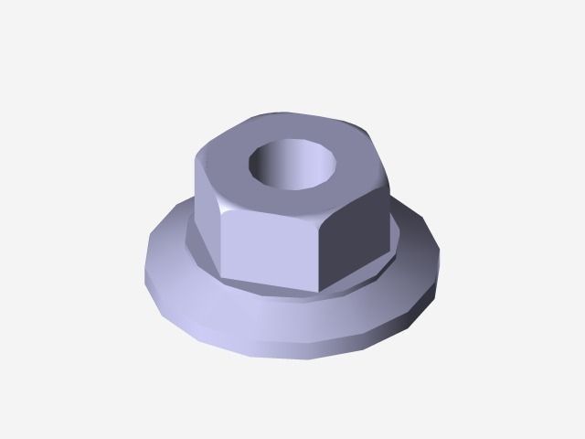 Motor de modelisme Engine model Free 3D model_9