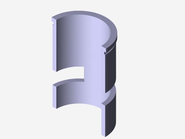 Motor de modelisme Engine model Free 3D model_17