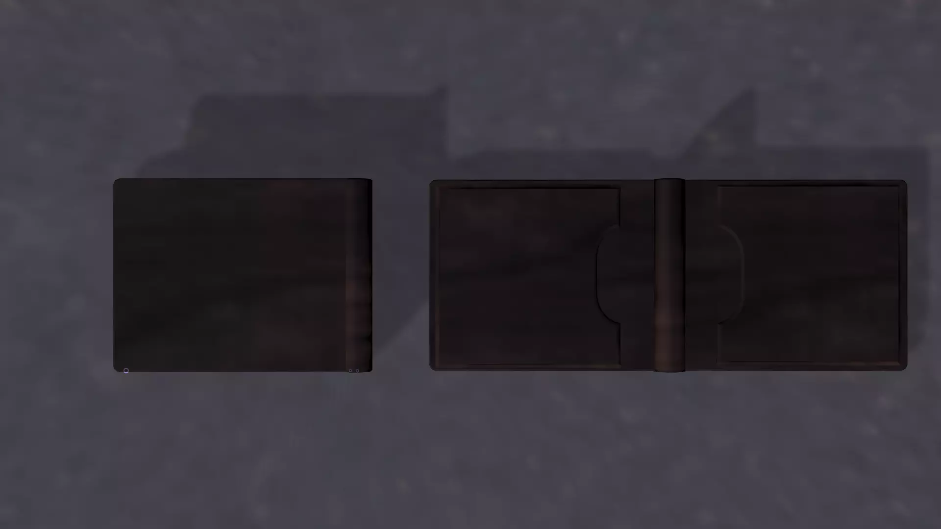 Wallet with wood-style Texture | CGTrader