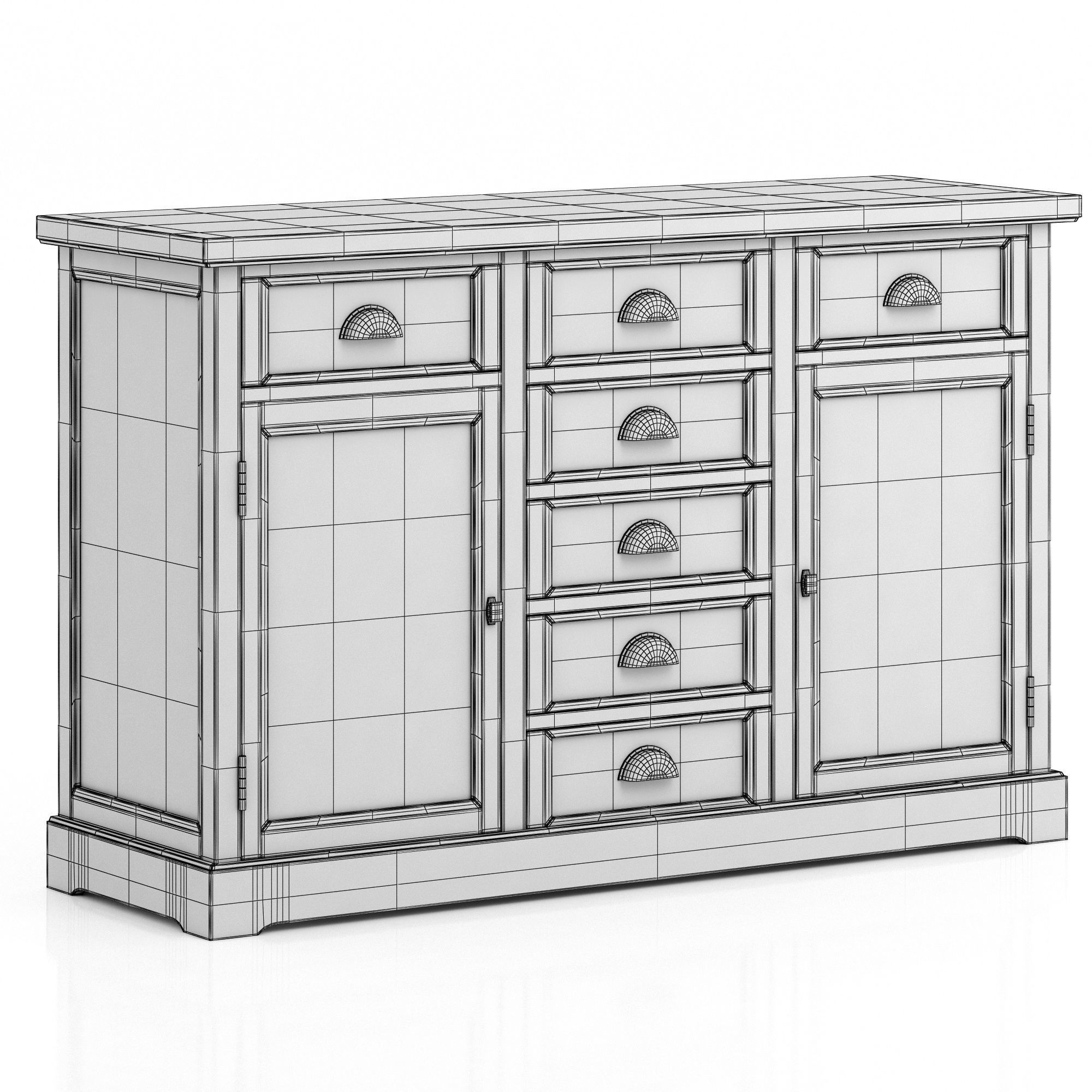 Dantone Home Koventry drawer 3D model_8