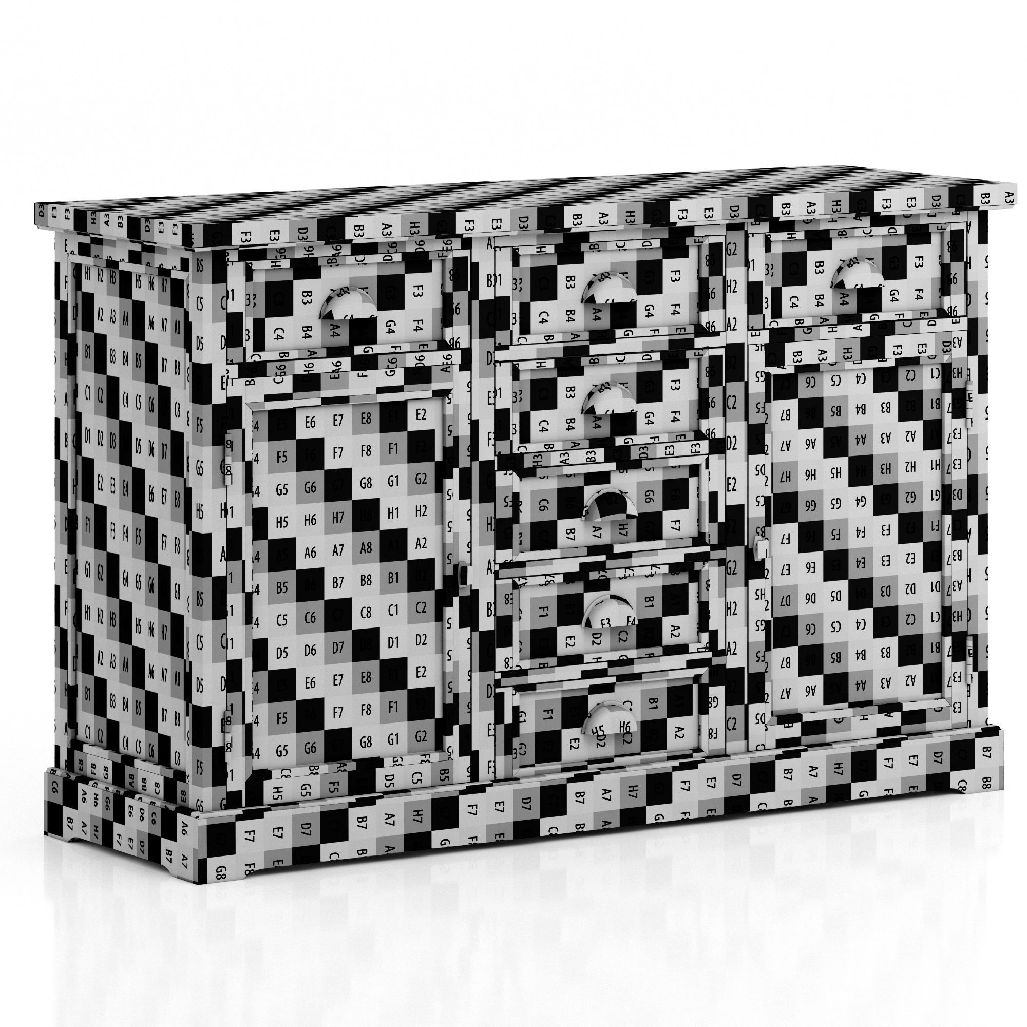 Dantone Home Koventry drawer 3D model_7