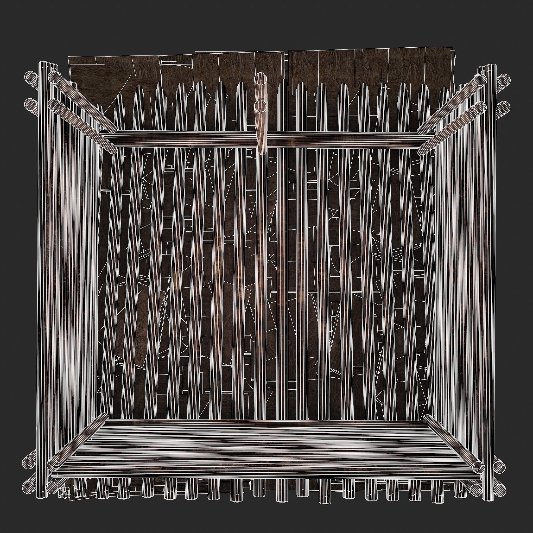 Viking Hut S Low-poly 3D model_29