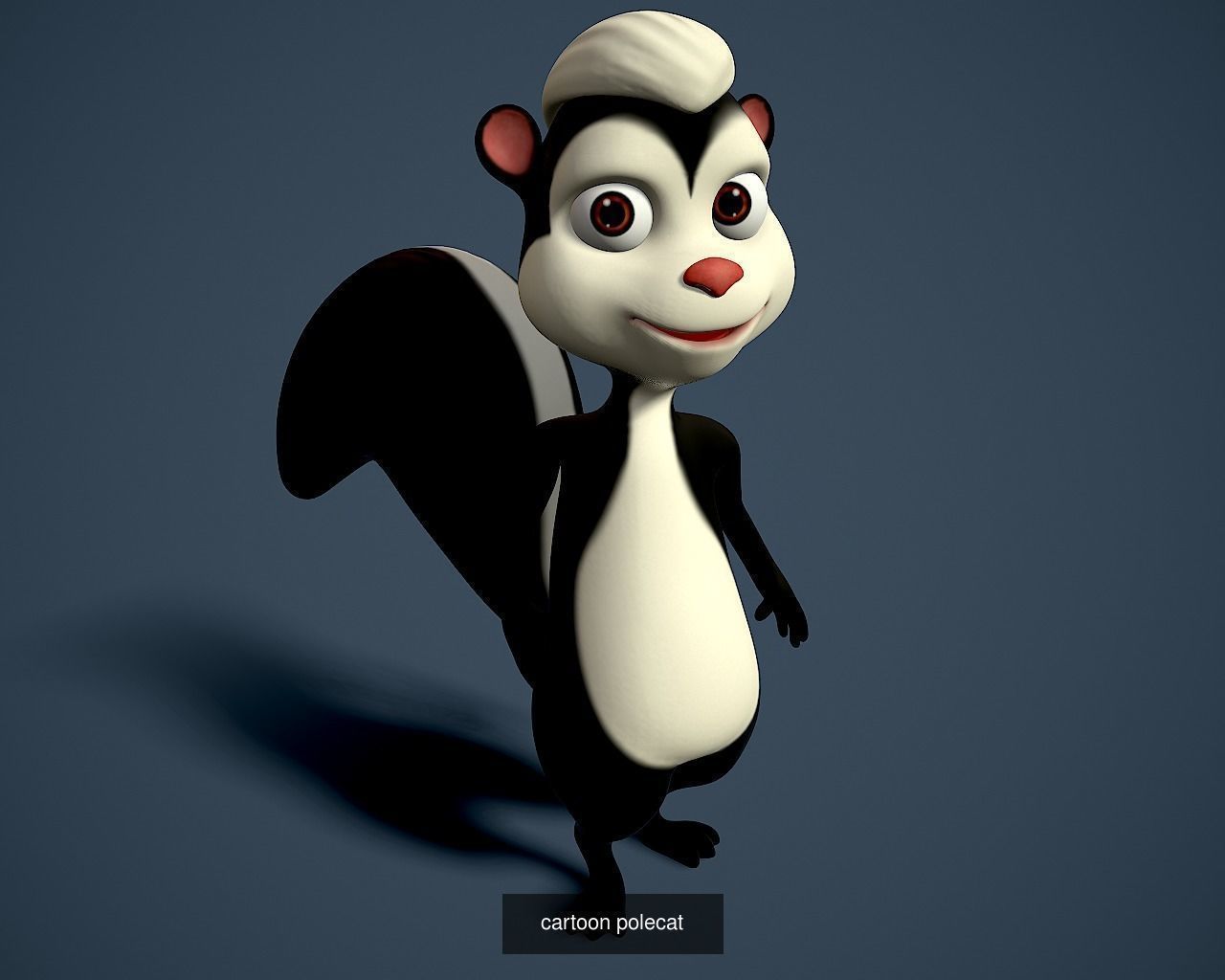 Cartoon zoo animals Mega pack 3D Model Collection_52