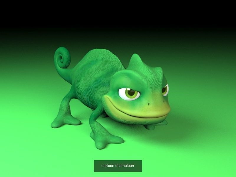 Cartoon zoo animals Mega pack 3D Model Collection_31