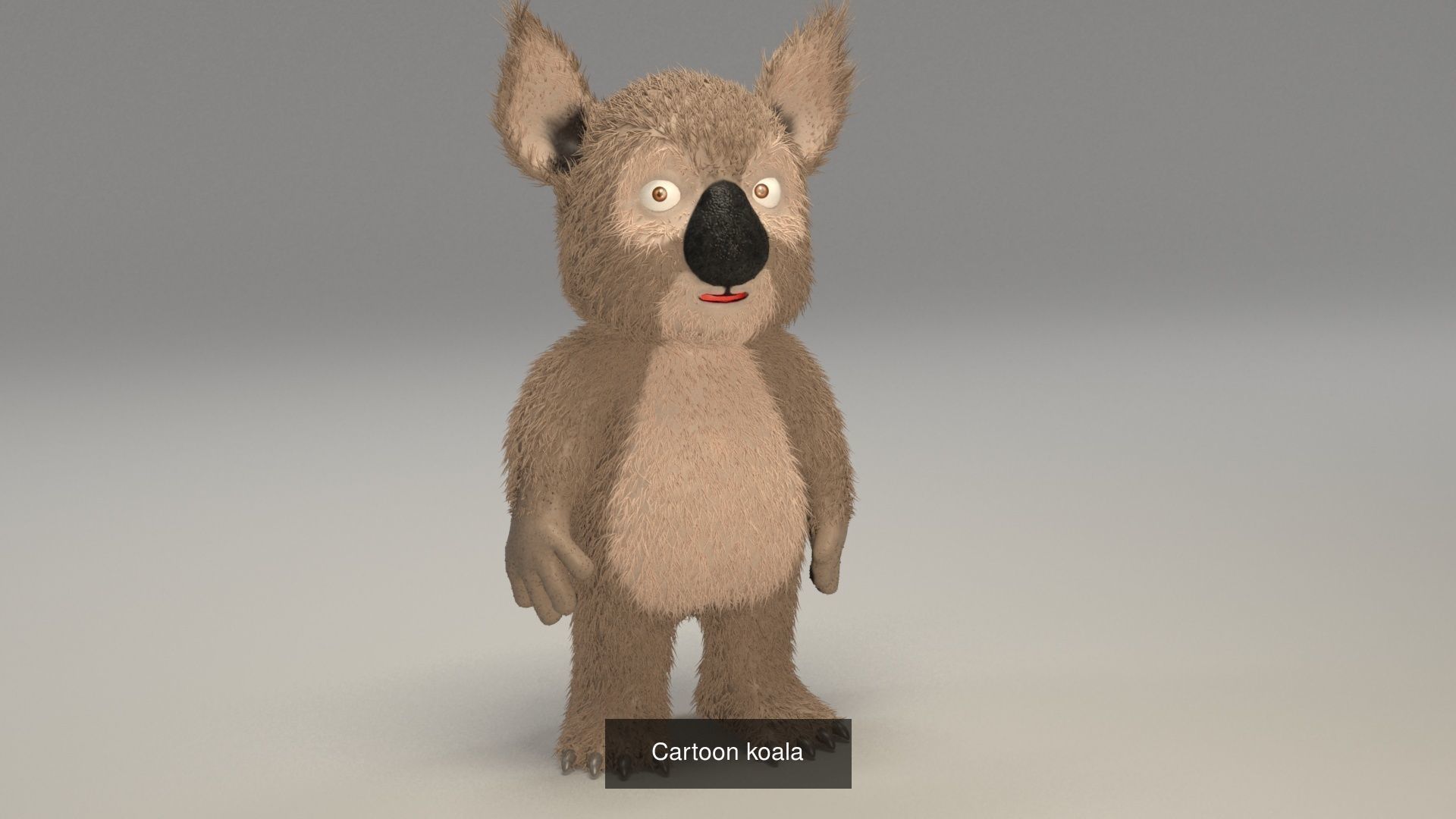 Cartoon zoo animals Mega pack 3D Model Collection_37