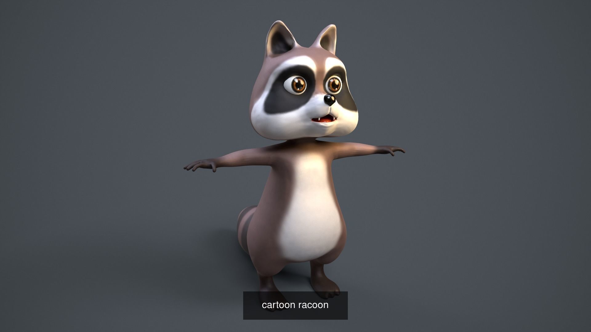 Cartoon zoo animals Mega pack 3D Model Collection_46