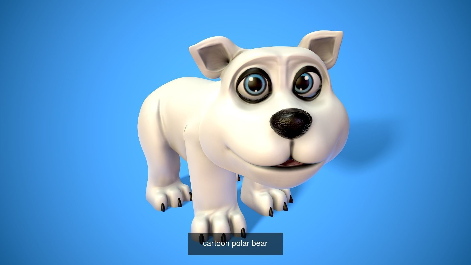 Cartoon zoo animals Mega pack 3D Model Collection_48