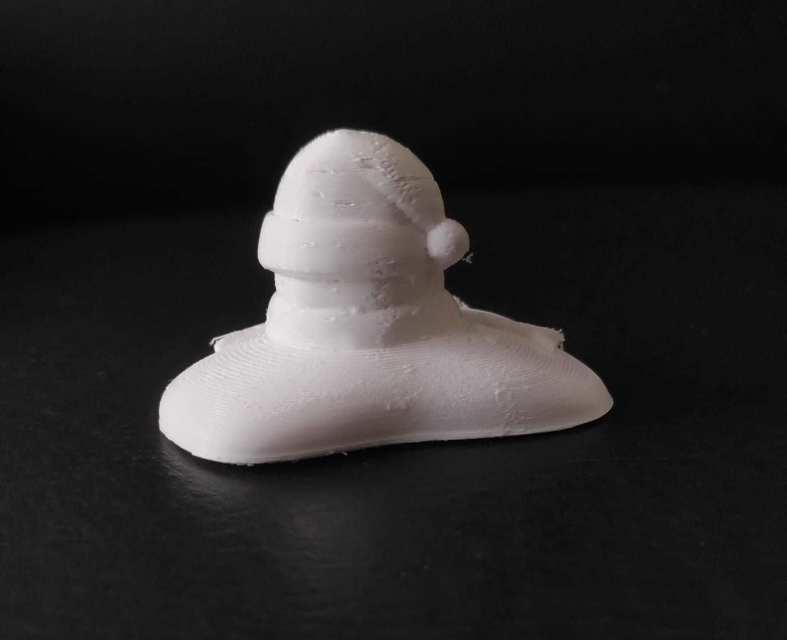 Melted Snowman 3D print model_6