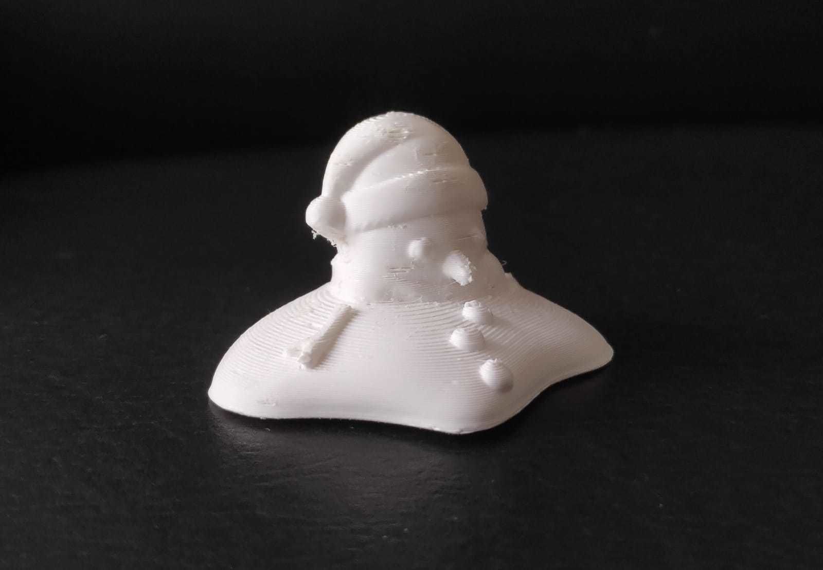 Melted Snowman 3D print model_8