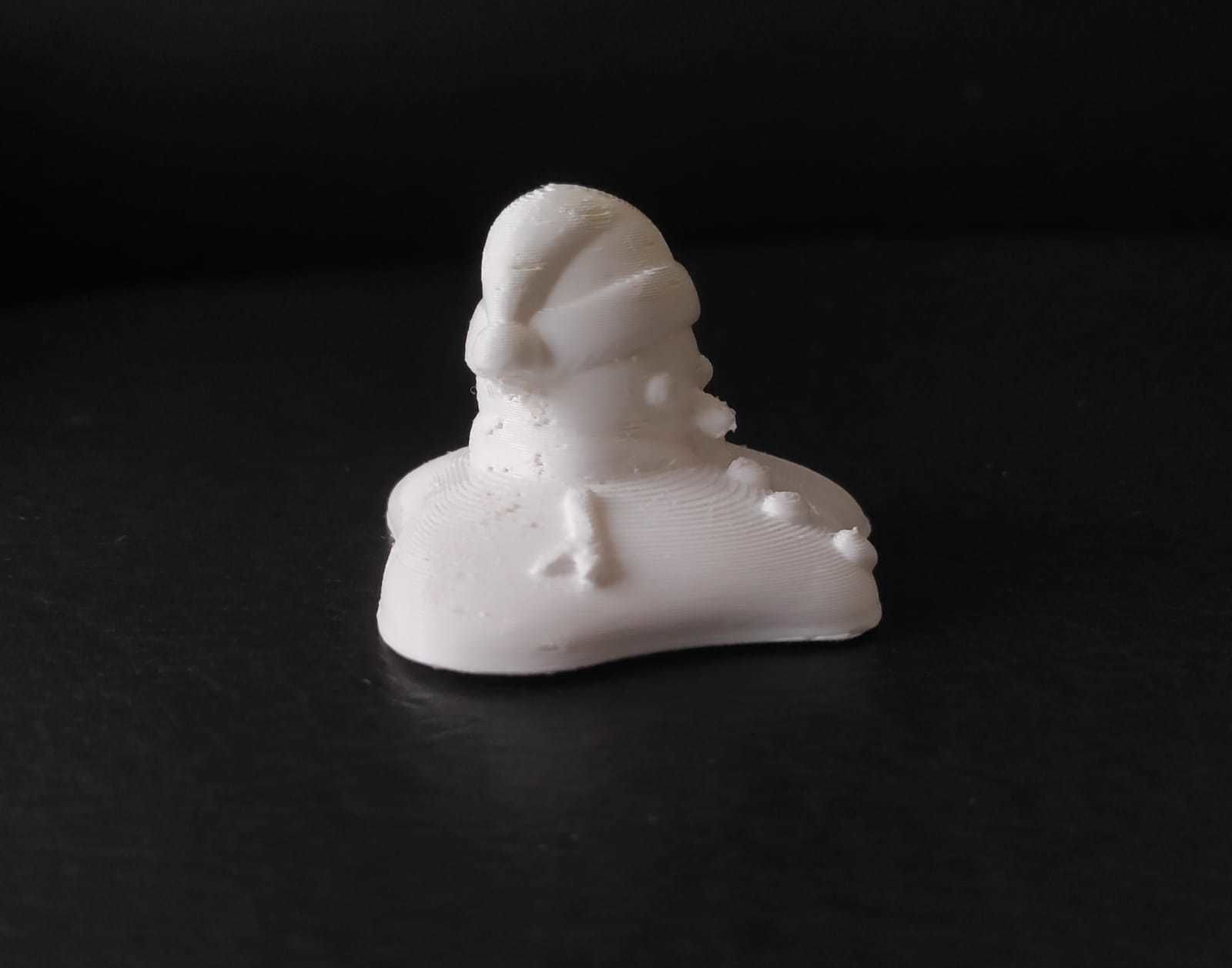 Melted Snowman 3D print model_7