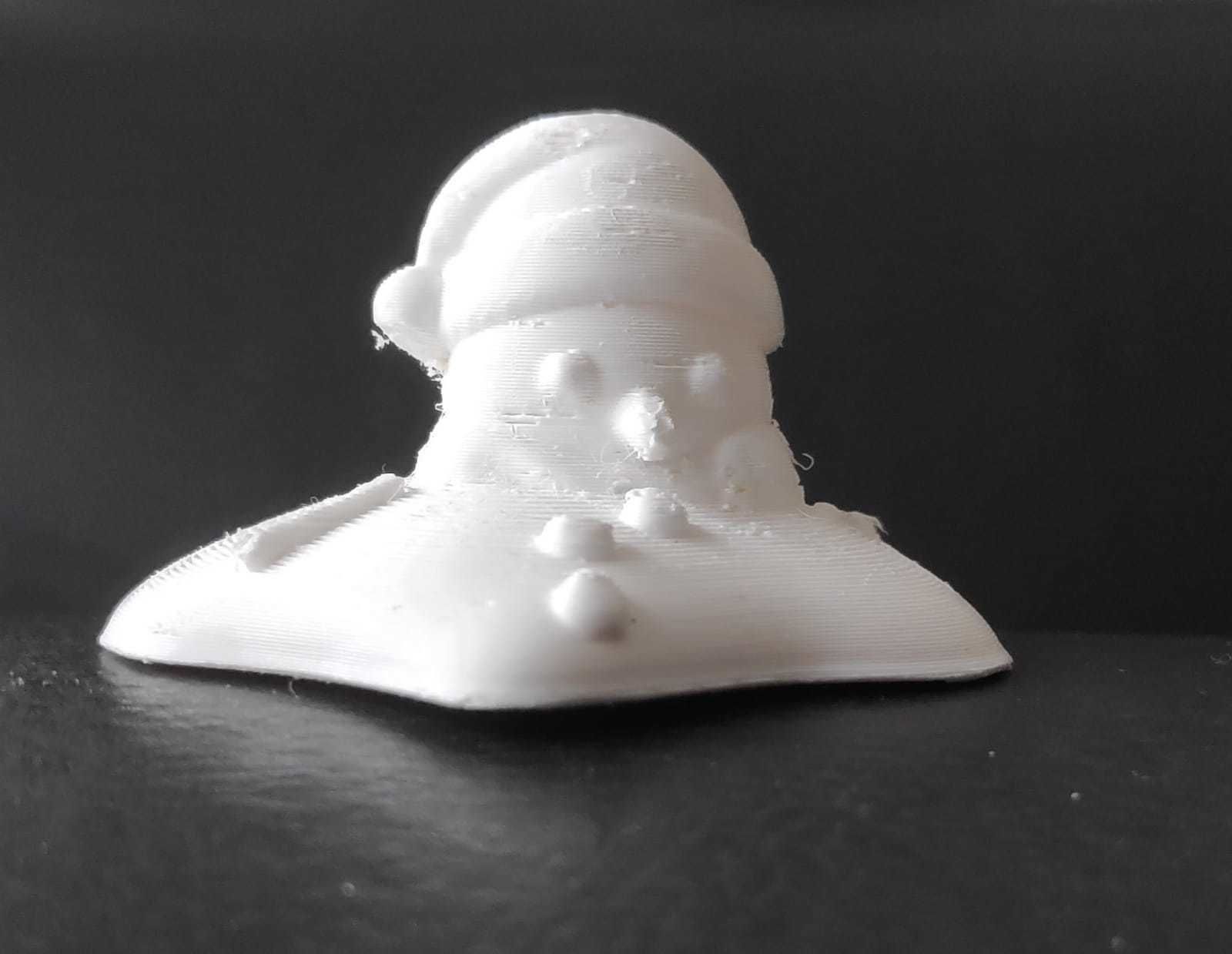 Melted Snowman 3D print model_9