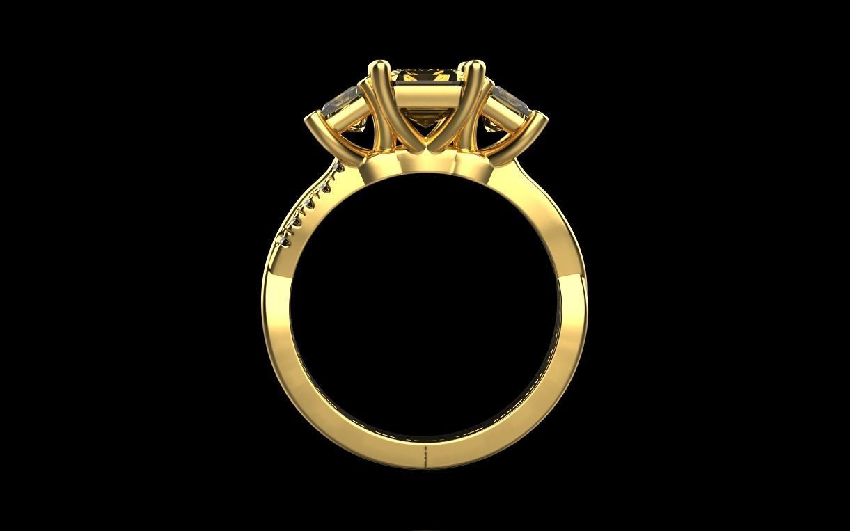 jewelry ring 3D print model_9