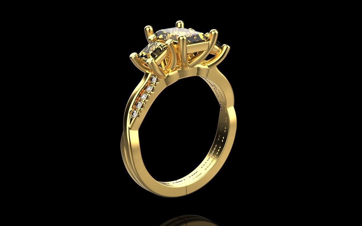 jewelry ring 3D print model_6