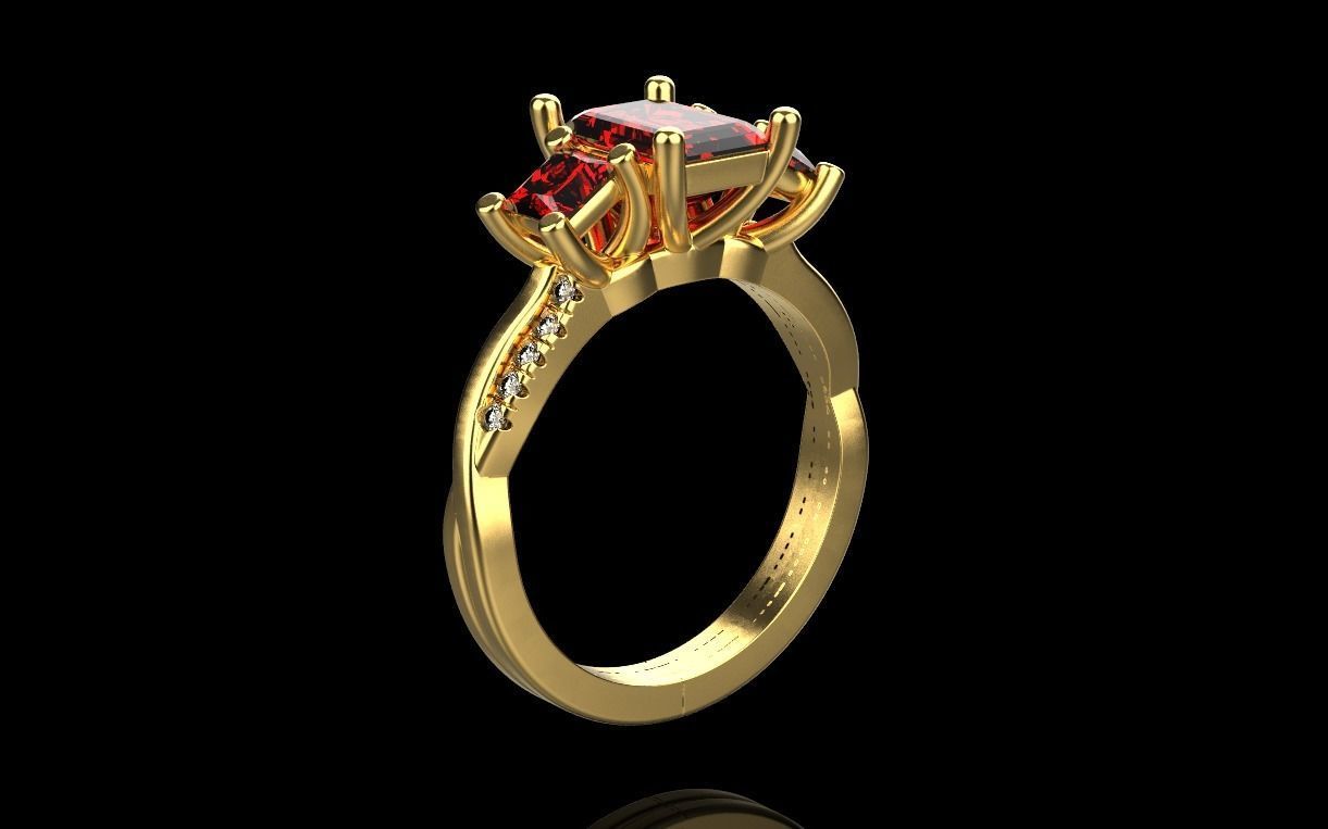 jewelry ring 3D print model_22