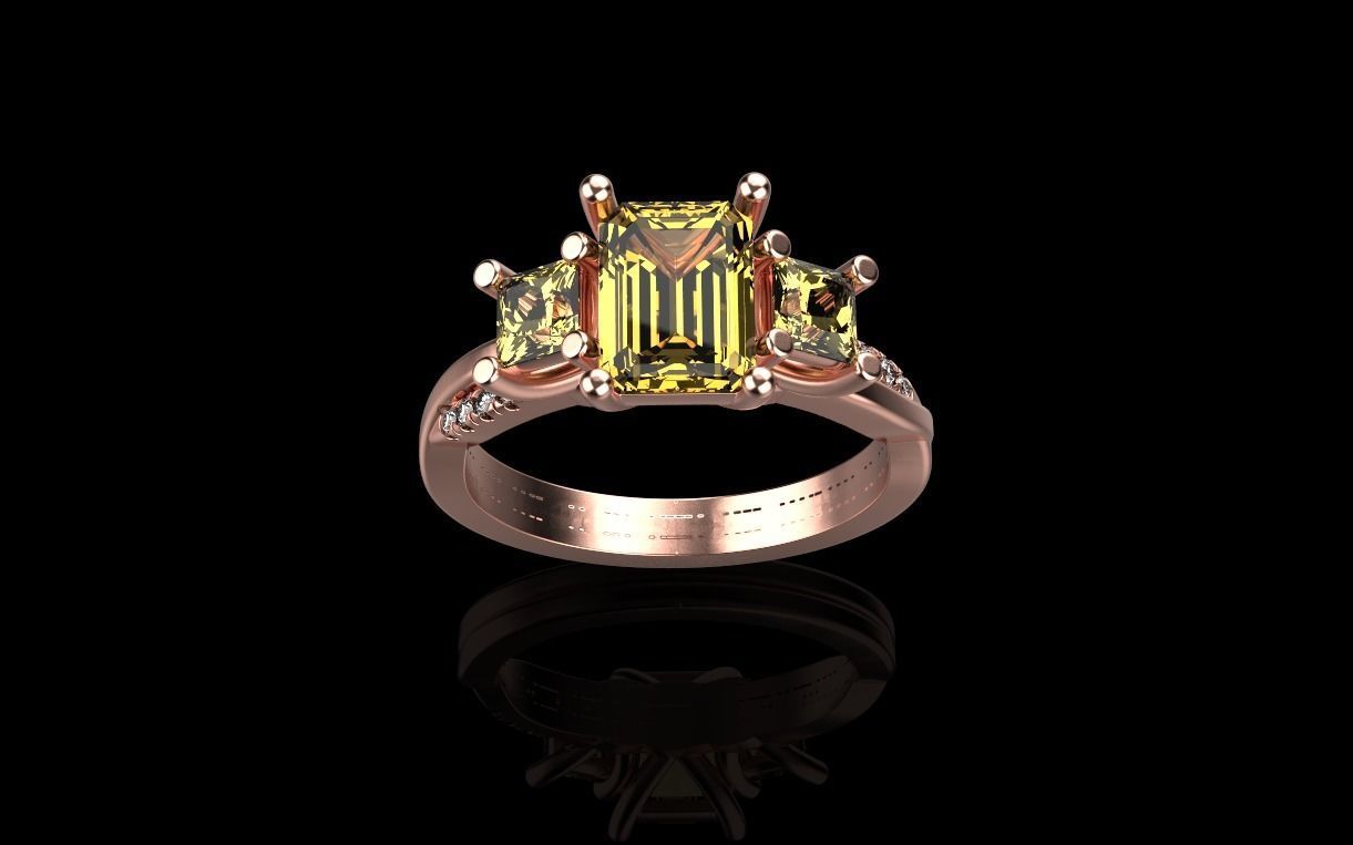 jewelry ring 3D print model_13