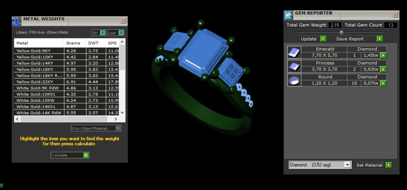 jewelry ring 3D print model_4