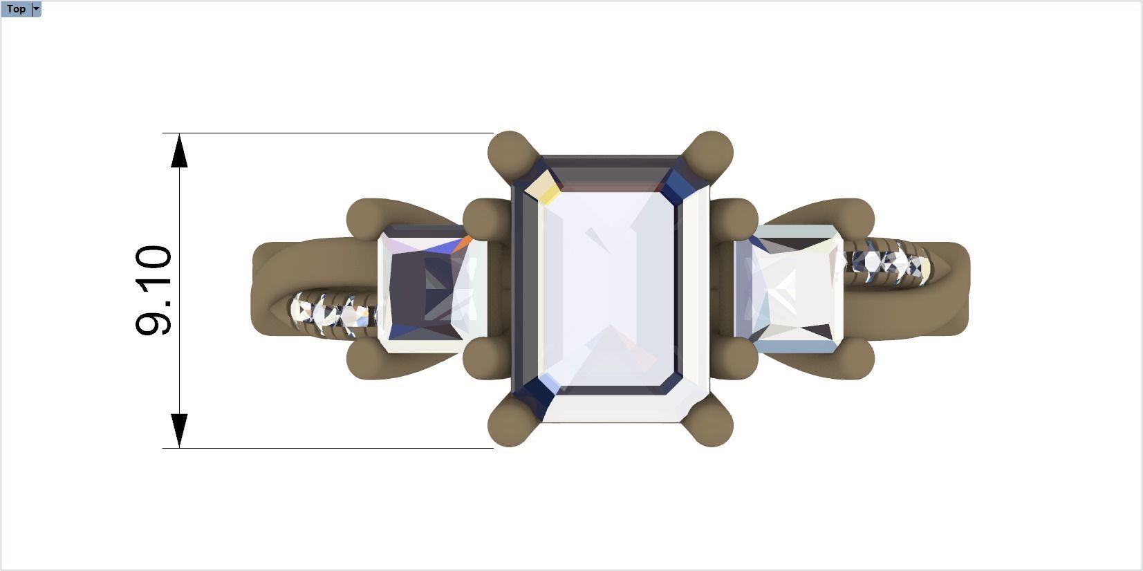 jewelry ring 3D print model_1