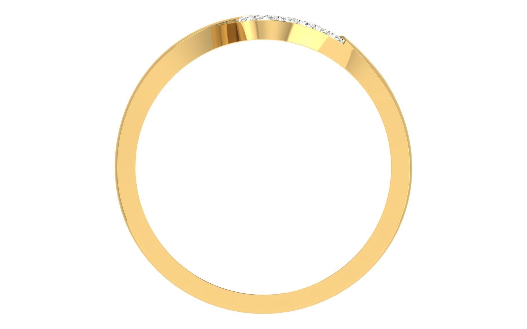 Minimalist Thin Light wt women ring 3dm stl render details 3D print model_4