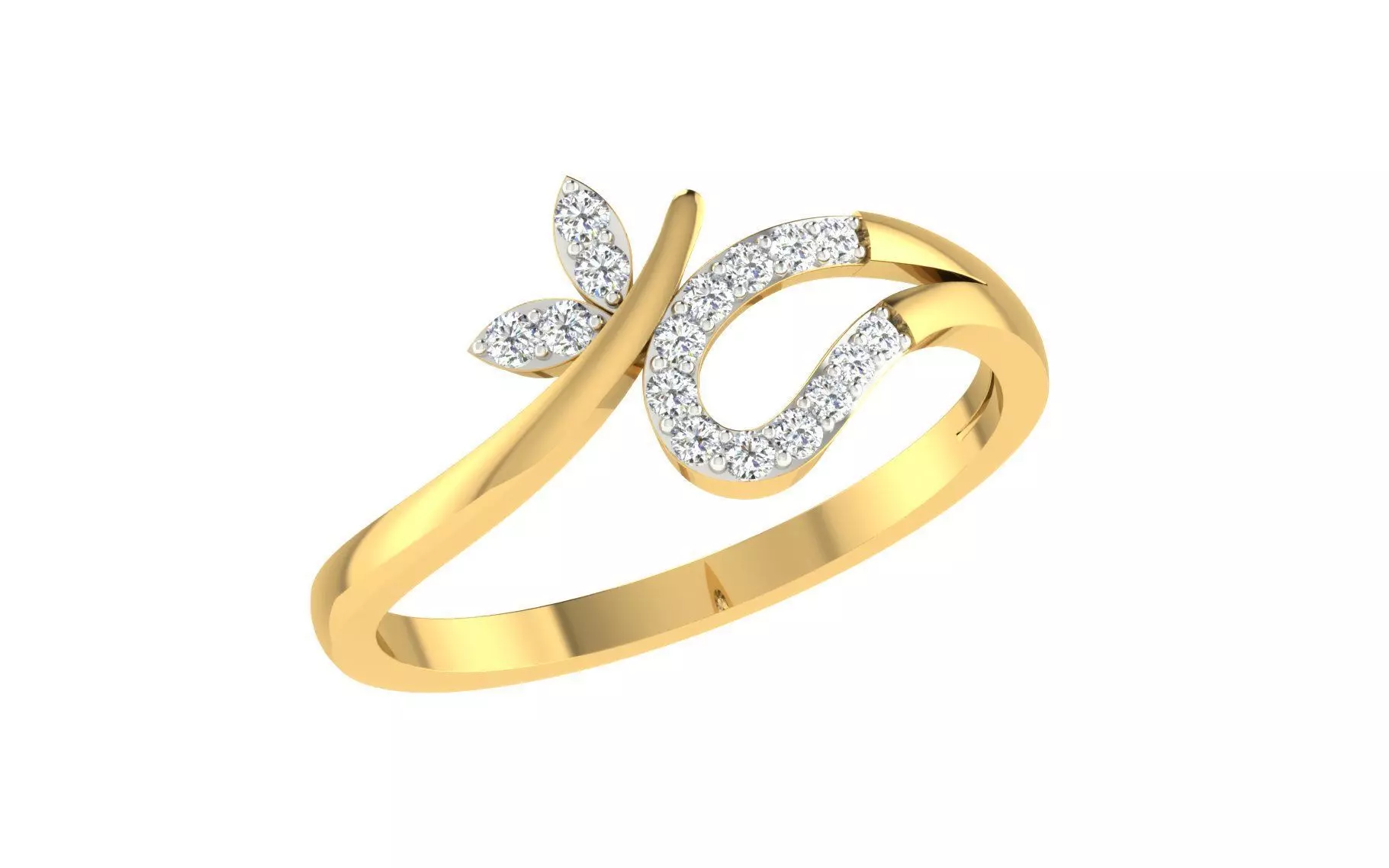 Minimalist Thin Light wt women ring 3dm stl render details 3D print model_0