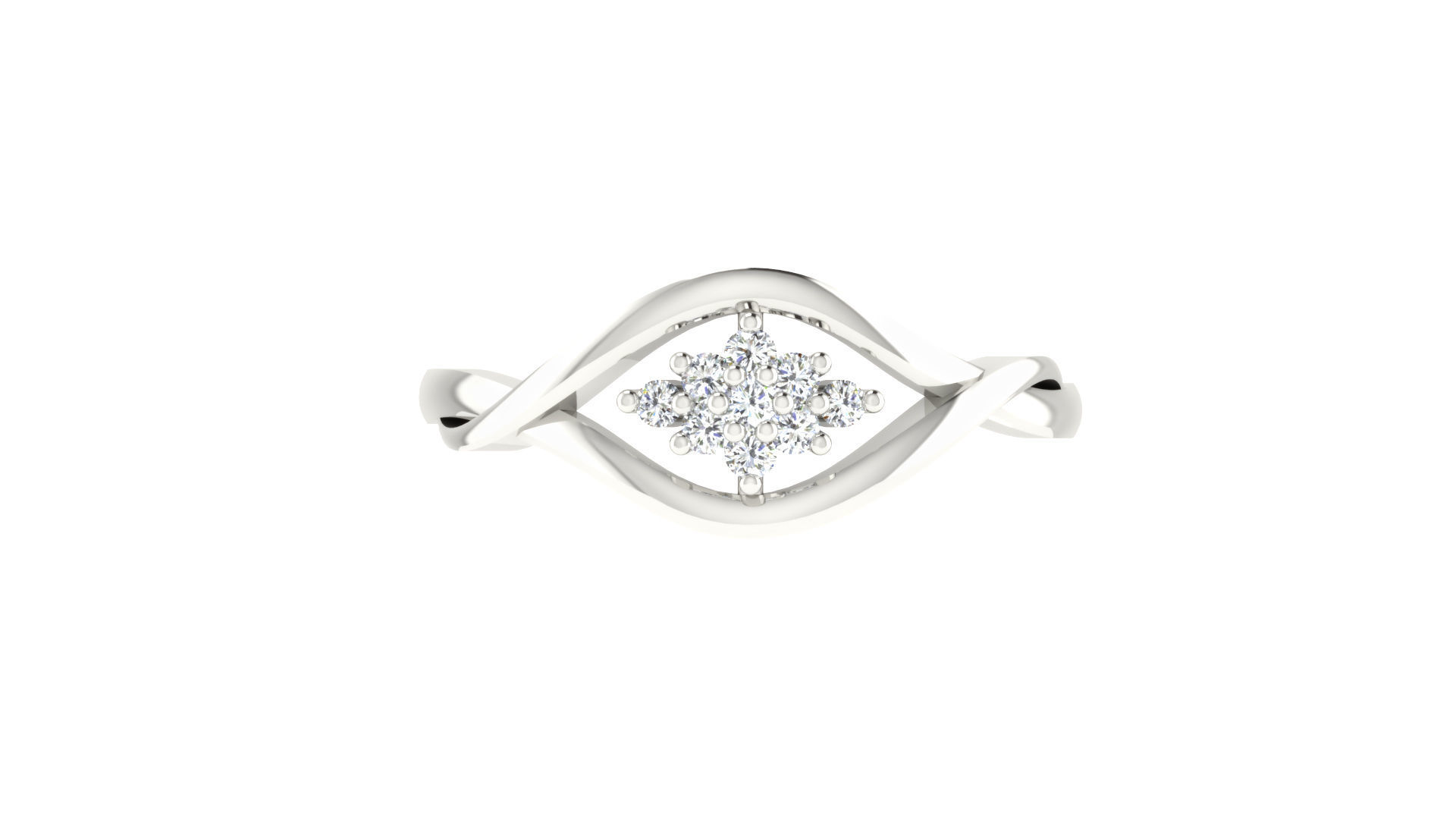 Minimalist Thin Light wt women ring 3dm stl render details 3D print model_7