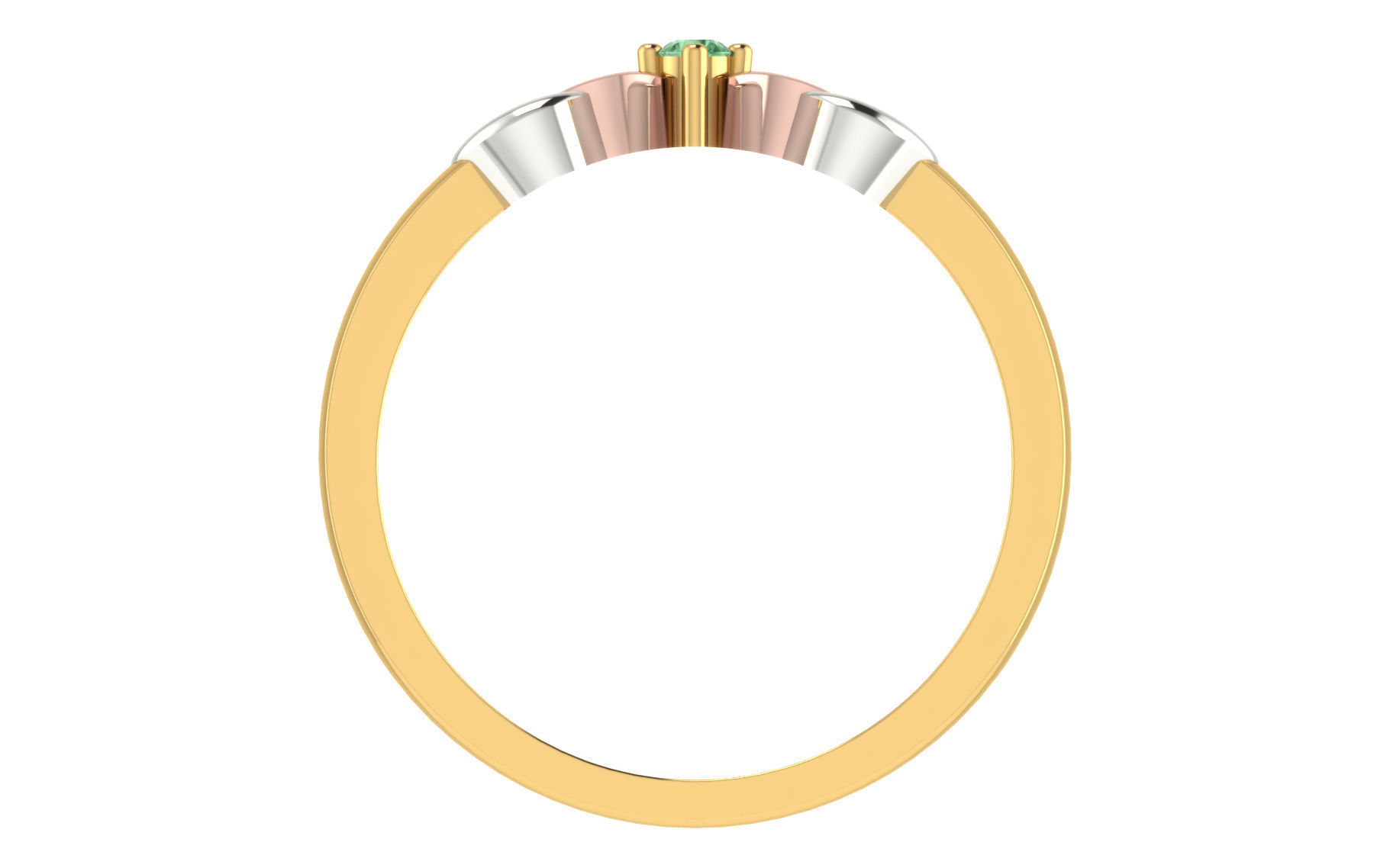 Minimalist Thin Light wt women ring 3dm stl render details 3D print model_2