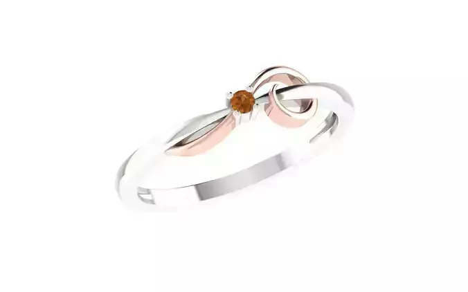 Minimalist Thin Light wt women ring 3dm stl render details 3D print model
