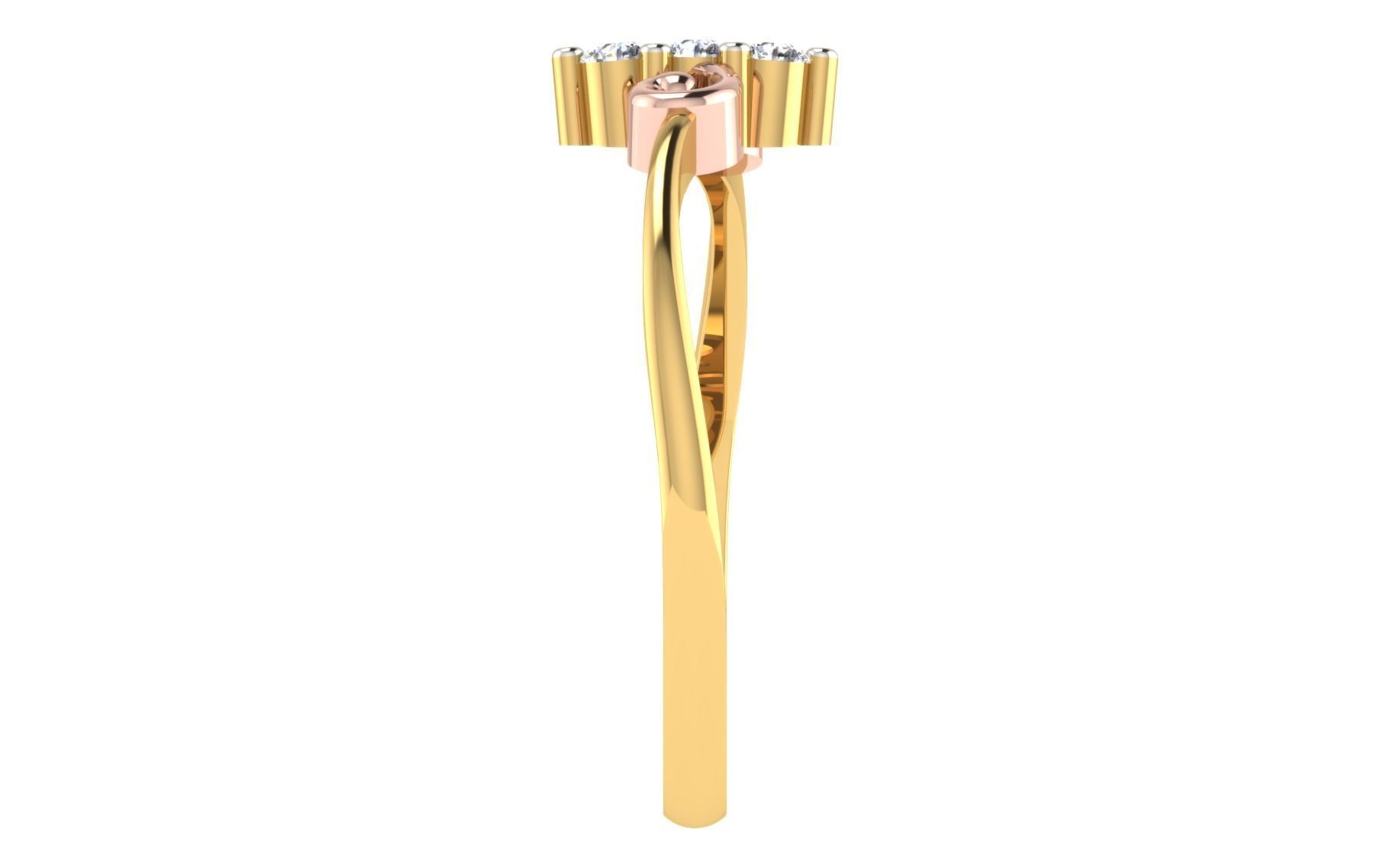 Minimalist Thin Light wt women ring 3dm stl render details 3D print model_6