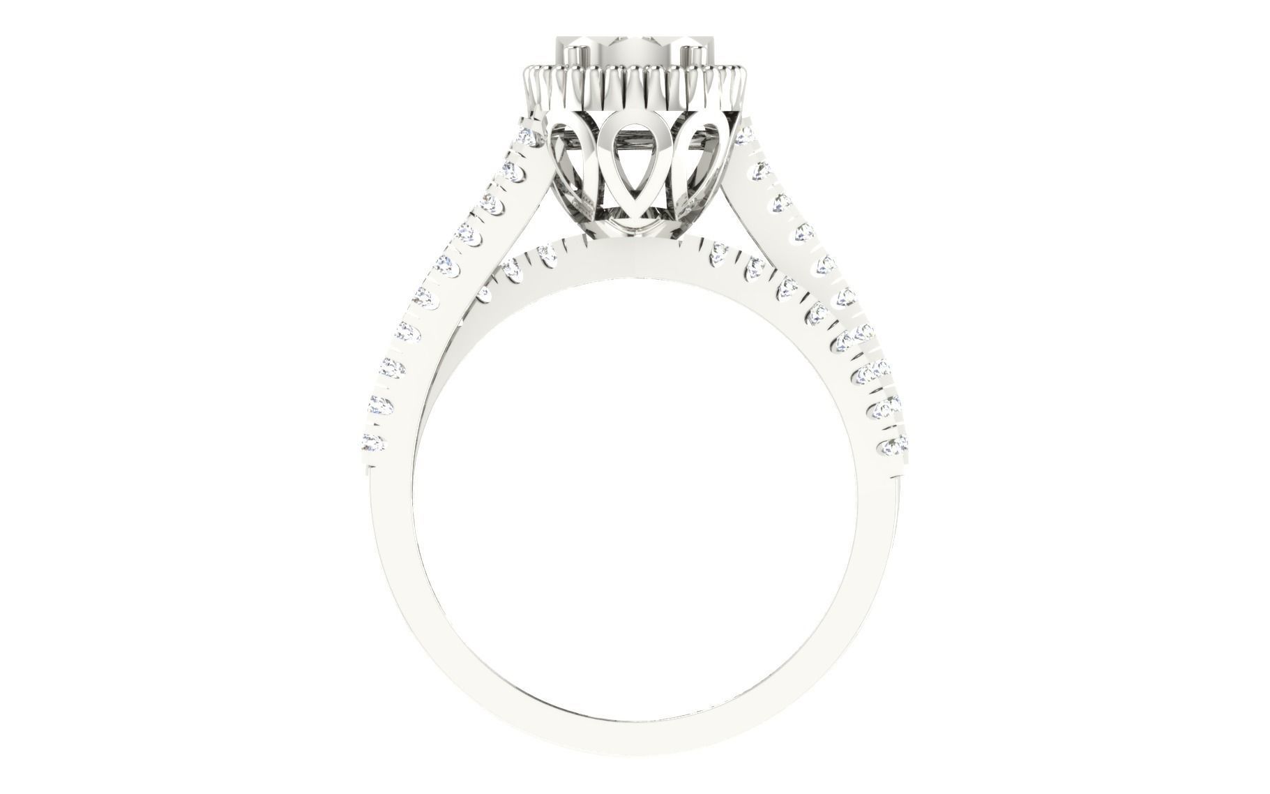 Minimalist Thin Light wt women ring 3dm stl render details 3D print model_4