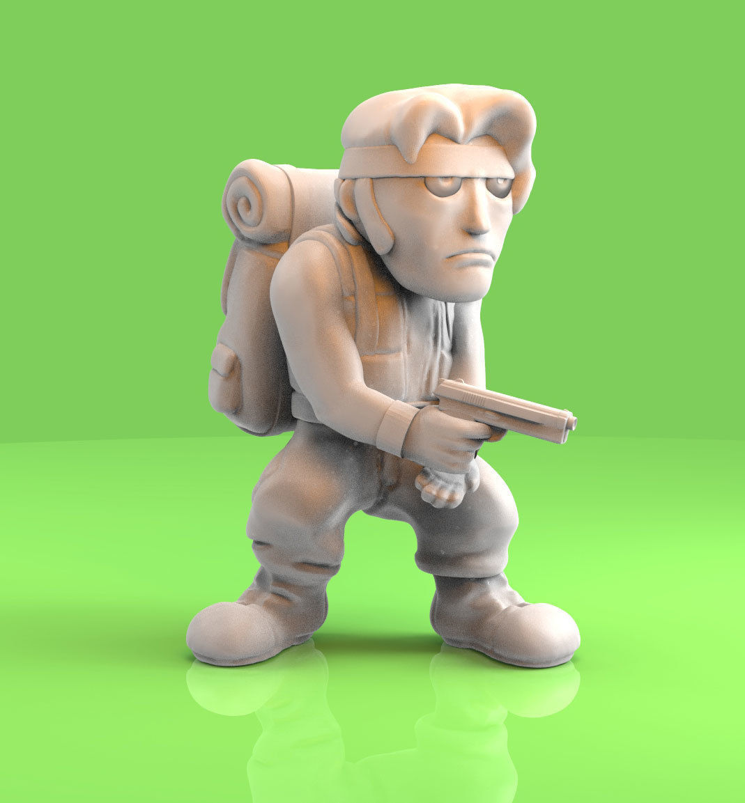 Marco Rossi - Metal Slug 3D print model_5