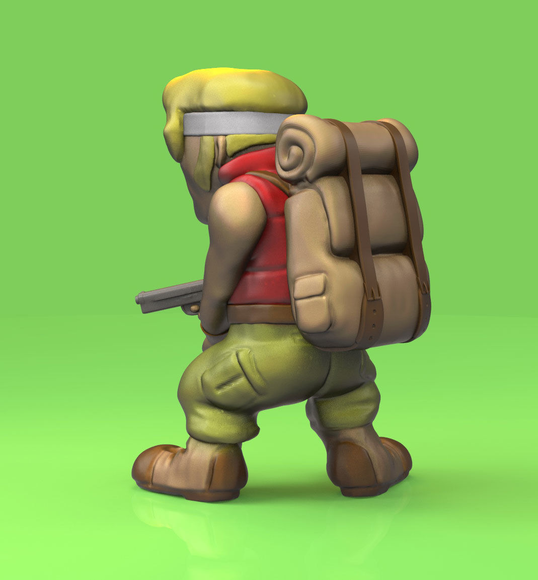 Marco Rossi - Metal Slug 3D print model_3
