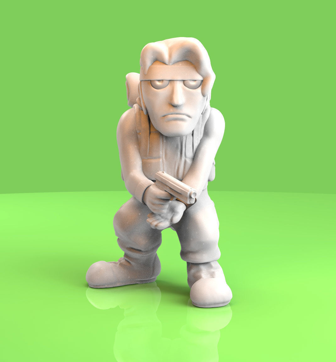 Marco Rossi - Metal Slug 3D print model_4