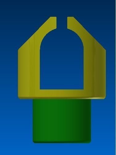 TONGS house with roof Free 3D model
