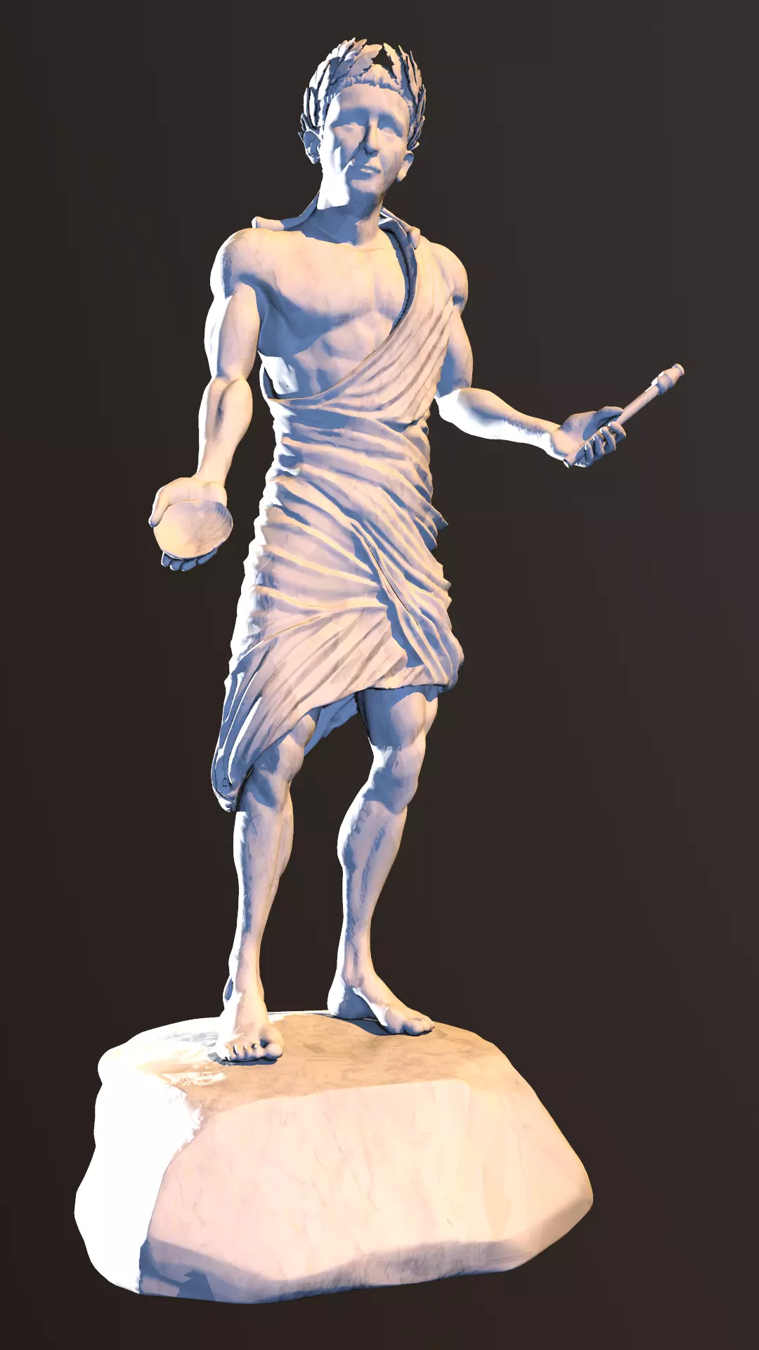 Roman Statue 3D model
