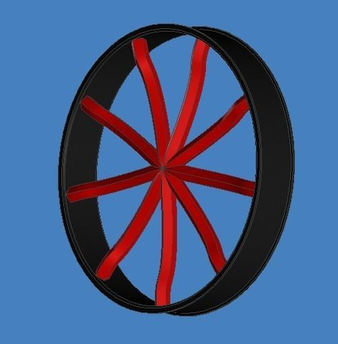 Rin wheel Free 3D model