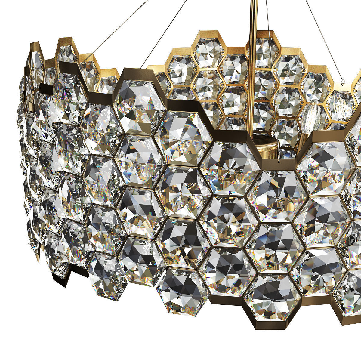 HONIG chandelier Low-poly 3D model_1