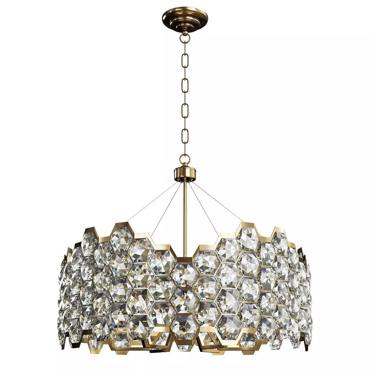 HONIG chandelier Low-poly 3D model_0