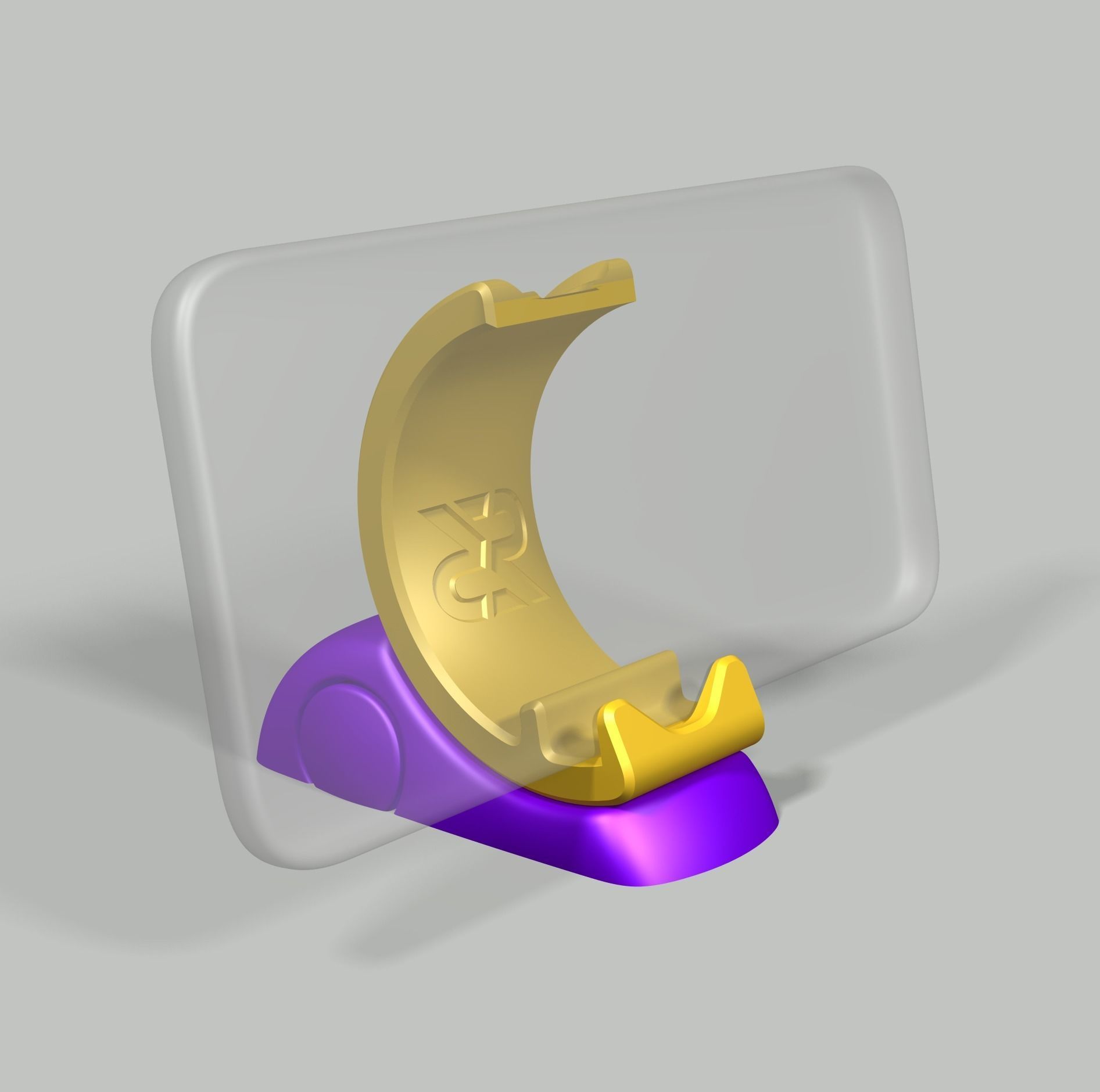 Adjustable phone stand 3D print model_21