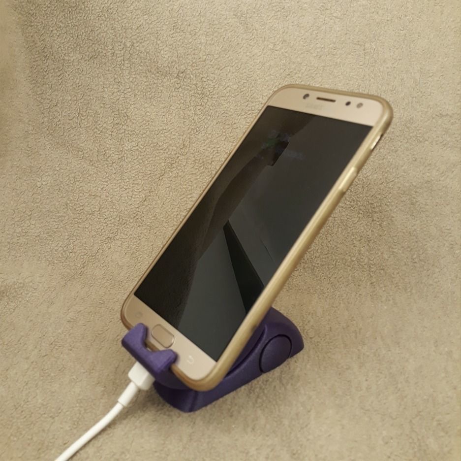 Adjustable phone stand 3D print model_35